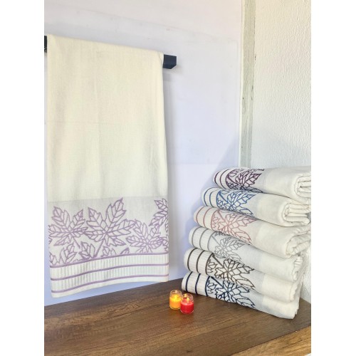 90*150 KADİFE NURÇINAR DESEN BANYO HAVLUSU